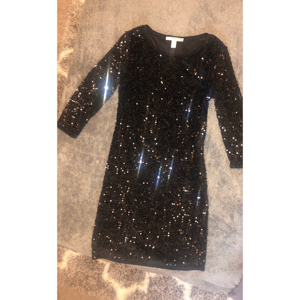 Forever21 — Black Sequin Dress